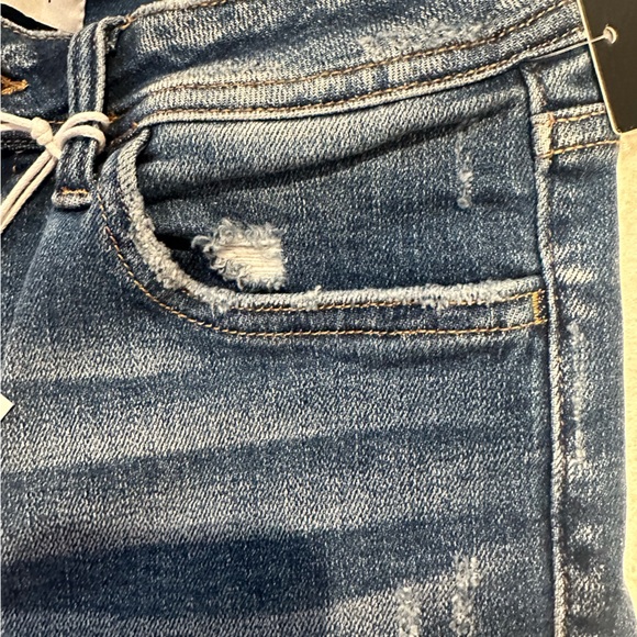 Flying Monkey Dark Blue Jean Shorts - Picture 2 of 9